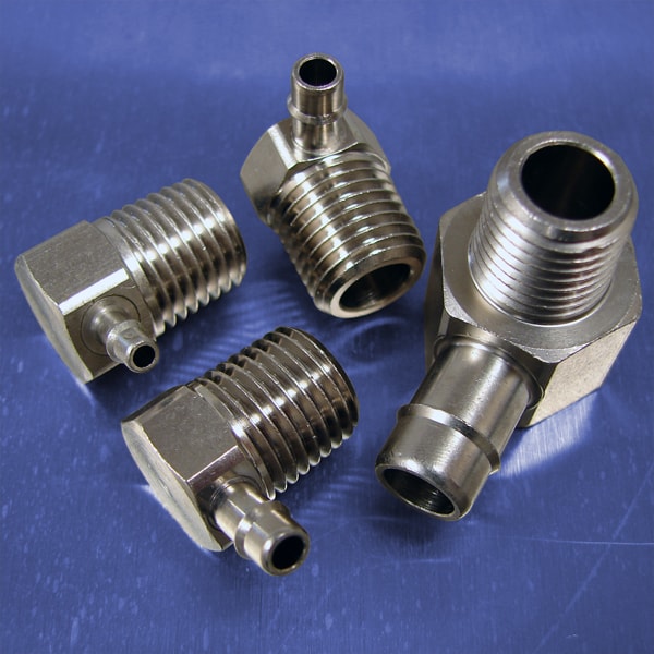 1/4 NPT Thread to Barb Elbow Fittings Pneumadyne