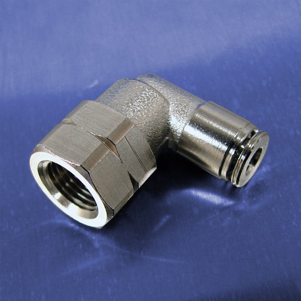 1/8 NPT (F) Threads (Pushin Swivel Elbow Fittings) Pneumadyne