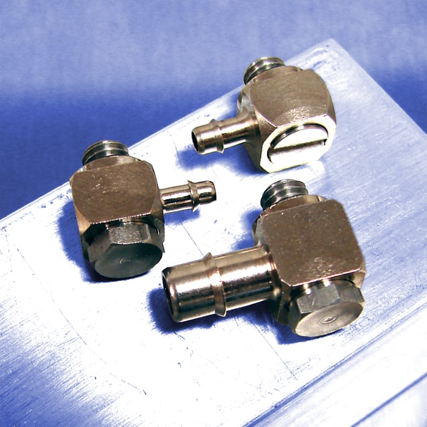 Adjustable Elbow Thread to Barb Fittings Pneumadyne