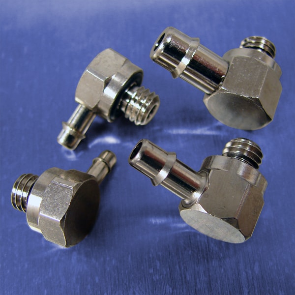 1pc MINI Push in to Connect Elbow Fitting 6 mm OD x 10-32 UNF Male MTL6-U10C 