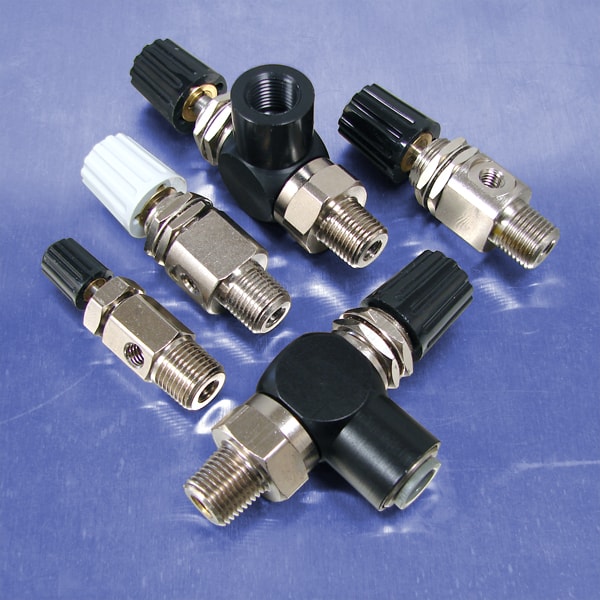 Needle Valve Adjustable 4 6 8 10 12mm 1/8 1/4 3/8 1/2 Inch Hard Tube SS304 Flow Control Crane Straight Needle Valve Durable Specification : 3/8, Wiring Control : Black 