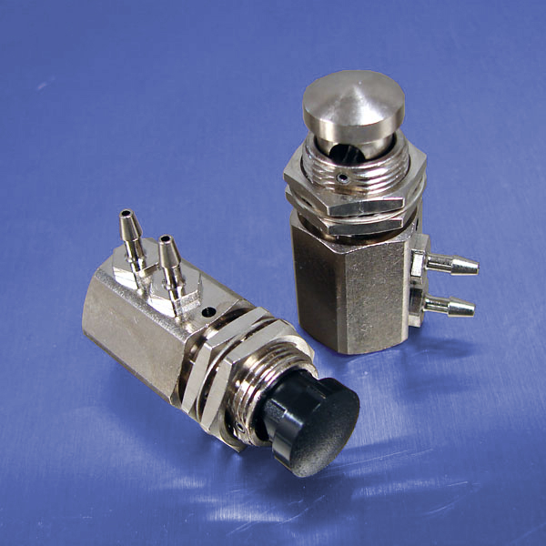 Clippard M-11916-3 Small Push Button 1/8 Diameter Stem Mounts Directly on Valve Stem for Manual Operation of Valve 1/8 Diameter Stem Clippard M-11916-3 Small Push Button 1/8 Diameter Stem Mounts Directly on Valve Stem for Manual Operation of Valve 1/8 Diameter Stem