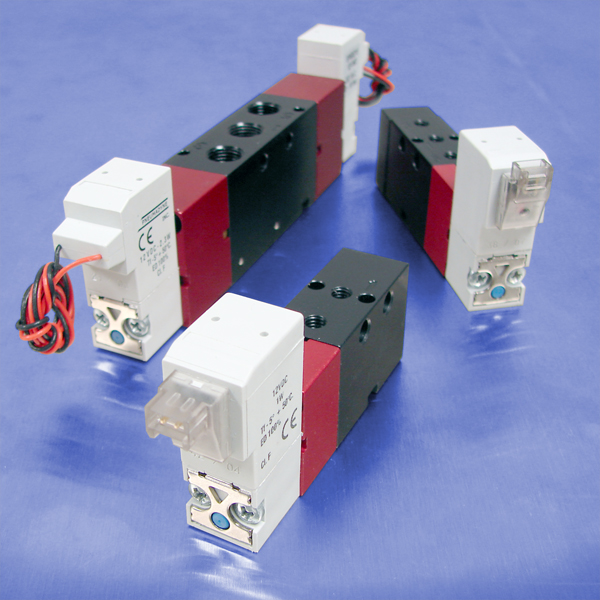 4Way, 5 Port 2Position Solenoid Operated Valves Pneumadyne