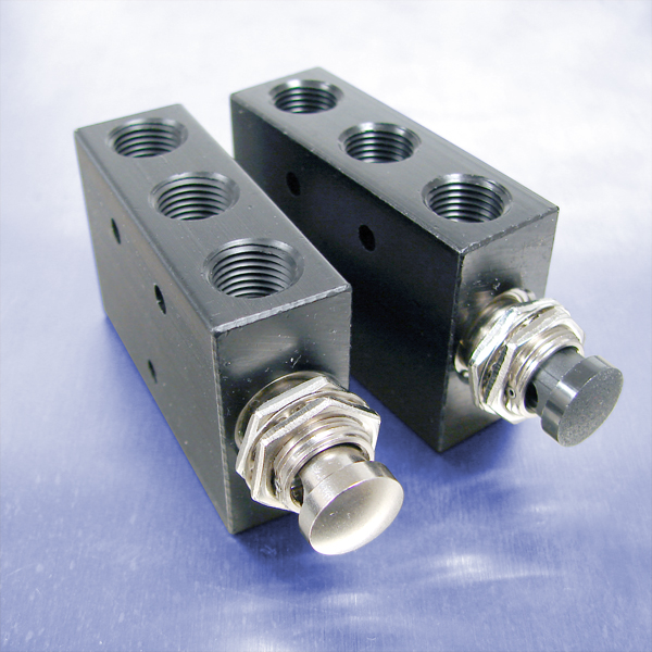 Clippard M-11916-3 Small Push Button 1/8 Diameter Stem Mounts Directly on Valve Stem for Manual Operation of Valve 1/8 Diameter Stem 