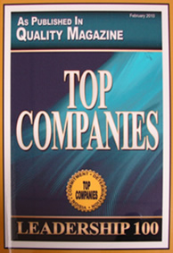 Quality magazine names Pneumadyne number 2 on quality leadership's 100 list 