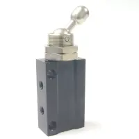 Detented Toggle (10-32 F, 4-Way Valves)
