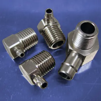 14 NPT Thread to Barb Elbow Fittings copy