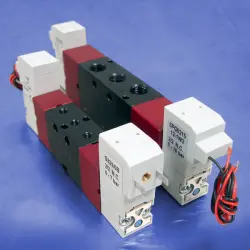 110-Volt AC Double Solenoid Operated 4-Way 5-Port 2-Position Valves