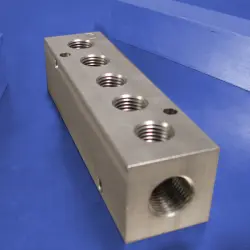 5-Station Stainless Steel Pneumatic Manifolds
