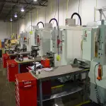 Our Milling Department features 9 Vertical Milling Centers