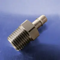 1/4 Tube Id Barb Straight Connectors (1/4 NPT)
