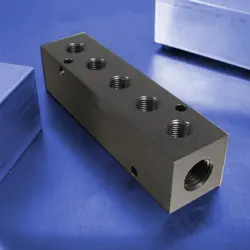 5-Station Aluminum Pneumatic Manifolds