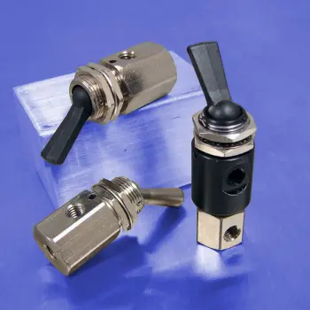 Detented Toggle Control Valve Detented Toggle Control Valve
